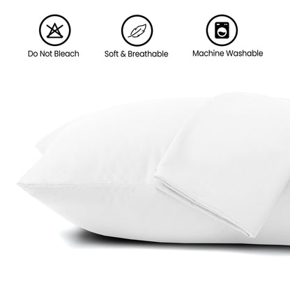 Microfiber Pillowcase White