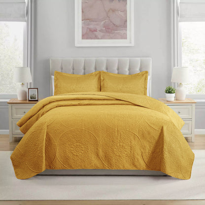 Quilt Bedding Set Floral Bedspread