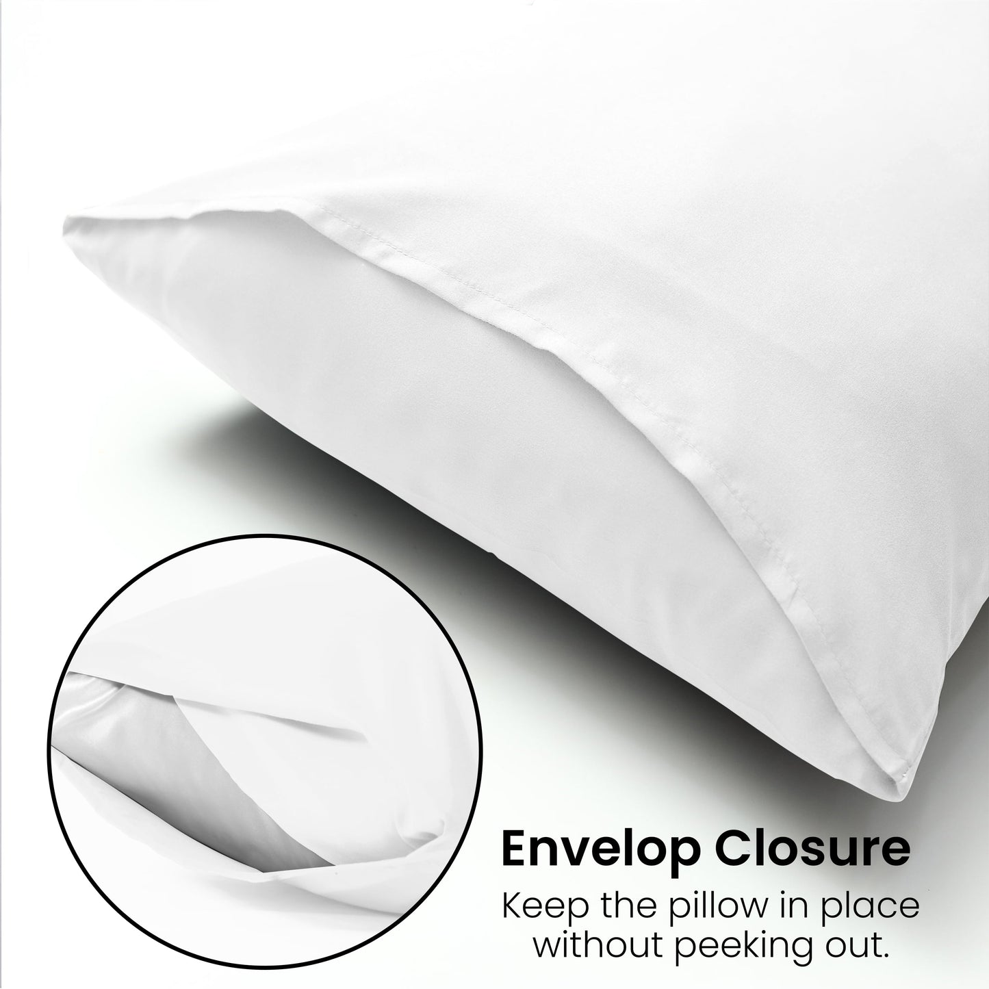 Microfiber Pillowcase White