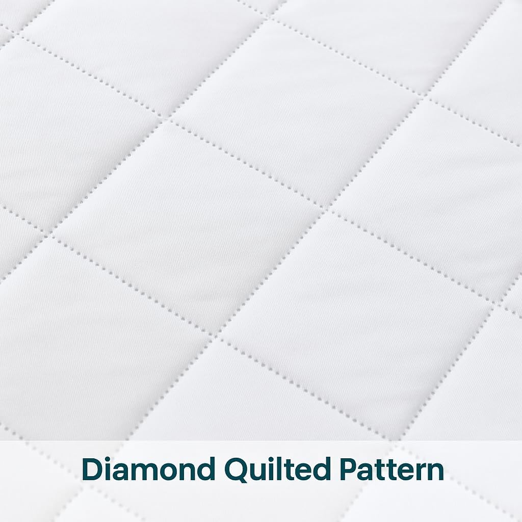 Deep Pocket Waterproof Mattress Pad. Waterproof, Microfibre