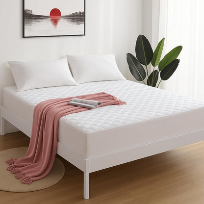 Deep Pocket Waterproof Mattress Pad. Waterproof, Microfibre