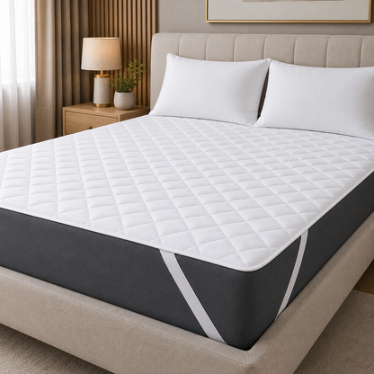 Waterproof Mattress Pad With Elastic Strap