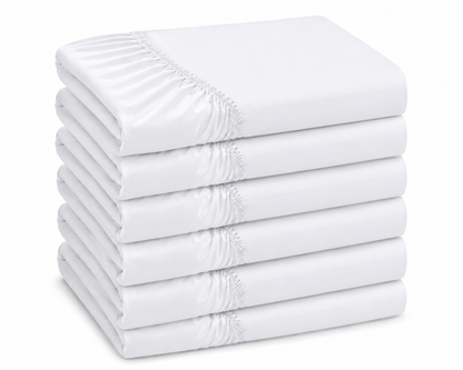 Microfibre Fitted Sheet - Pack of 6