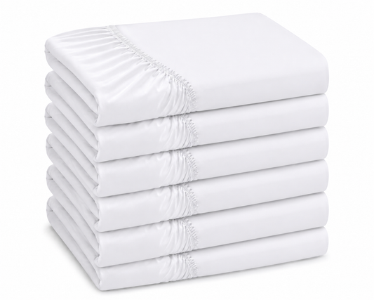 Microfibre Fitted Sheet - Pack of 6
