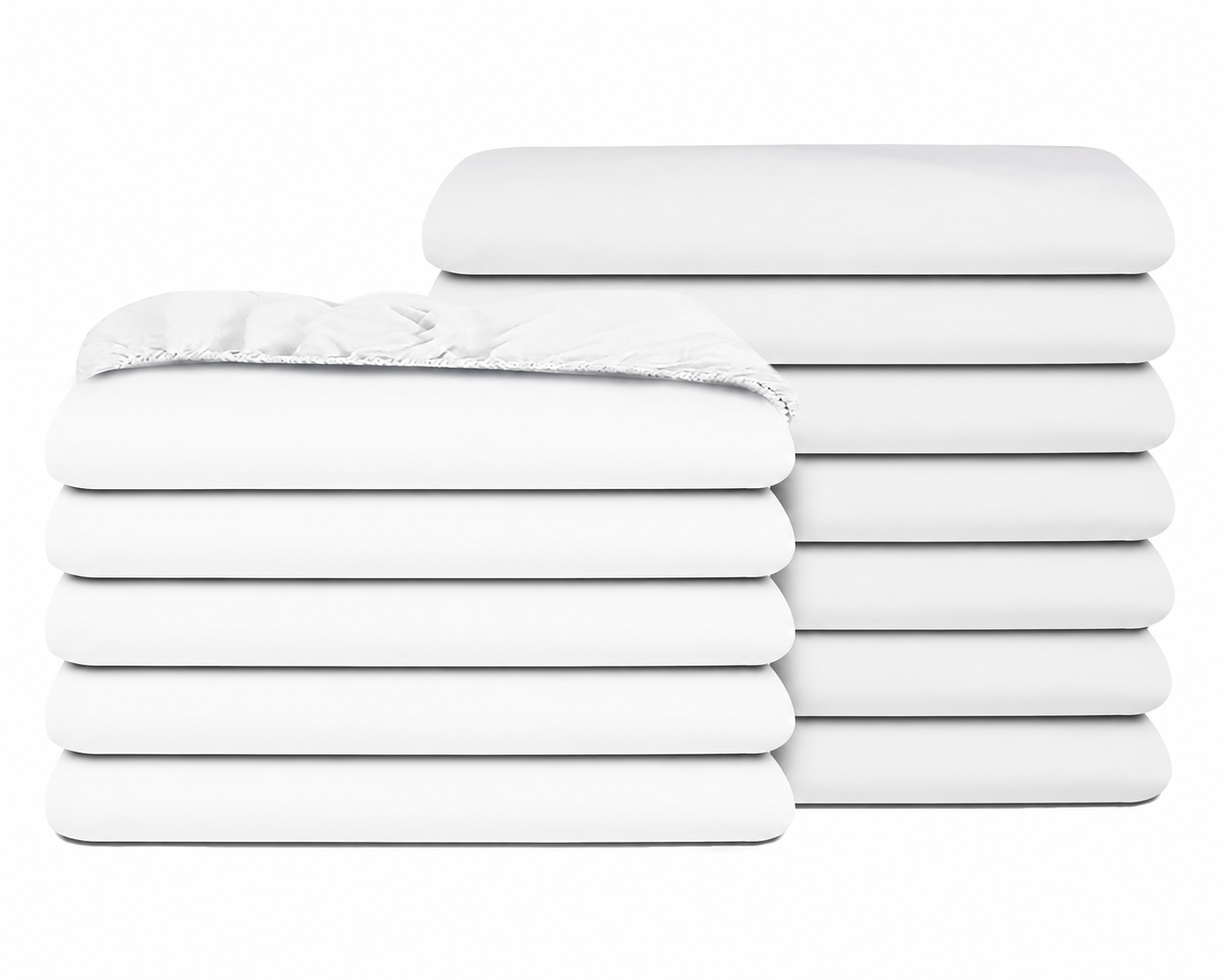 Microfibre Fitted Sheet - Pack of 12