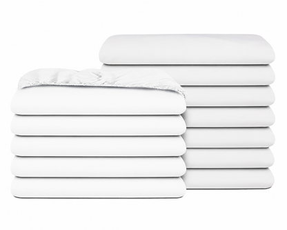 Microfibre Fitted Sheet - Pack of 12