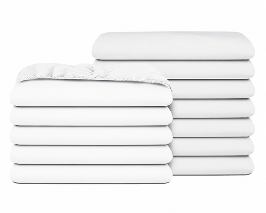 Microfibre Fitted Sheet - Pack of 12