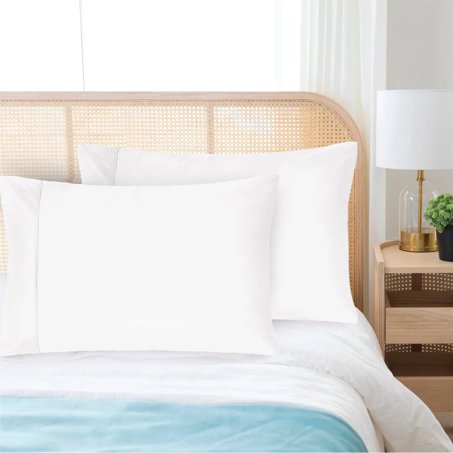 Microfiber Pillowcase White - Pack of 12