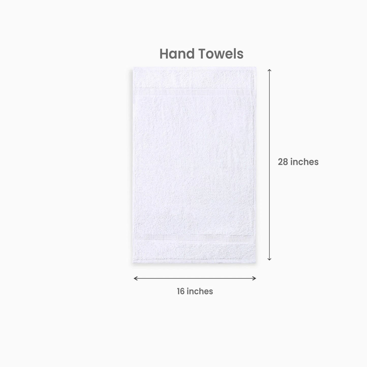 Cotton Hand Towel, 500 GSM